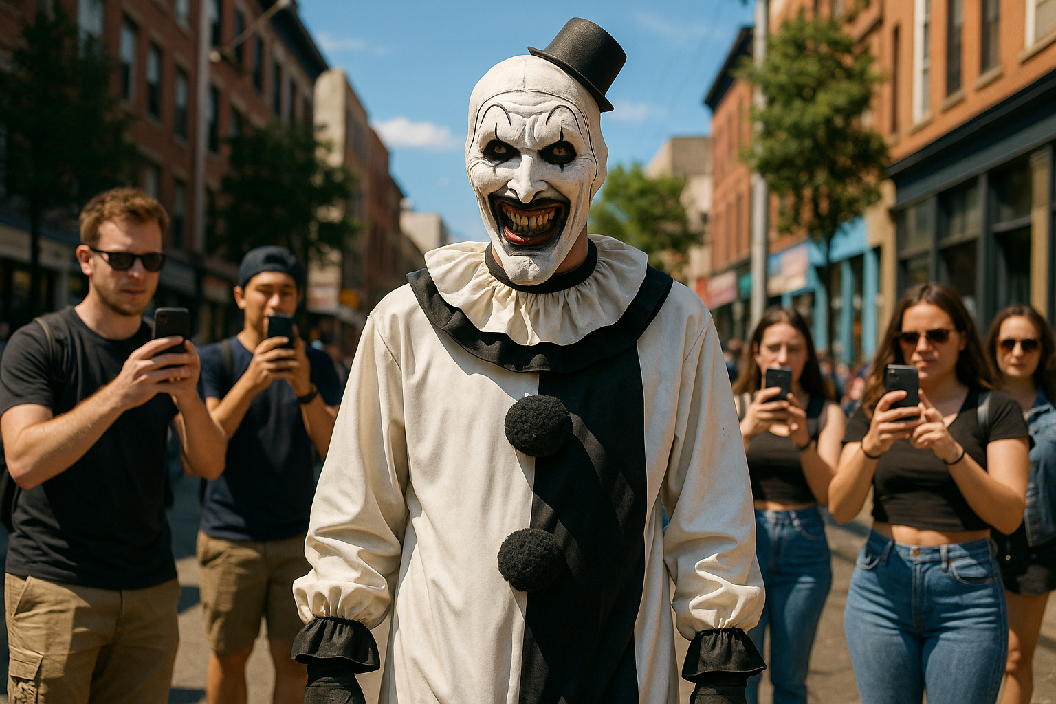 Cosplayer en costume officiel d